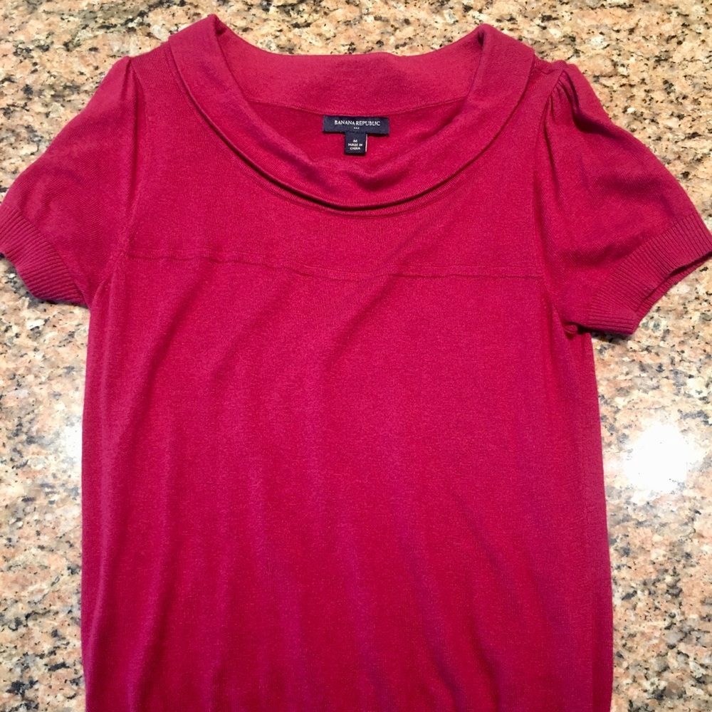 Banana Republic short sleeve sweater
